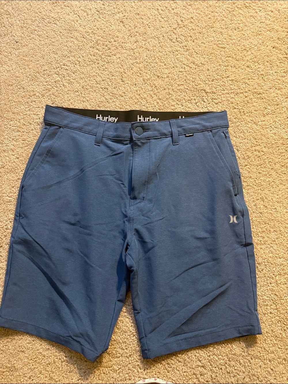NWOT Hurley Men's Navy Athletic Shorts Size 32